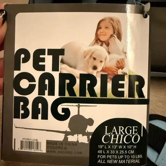 *NWT* LIGHT BLUE PET CARRIER - Picture 7 of 10
